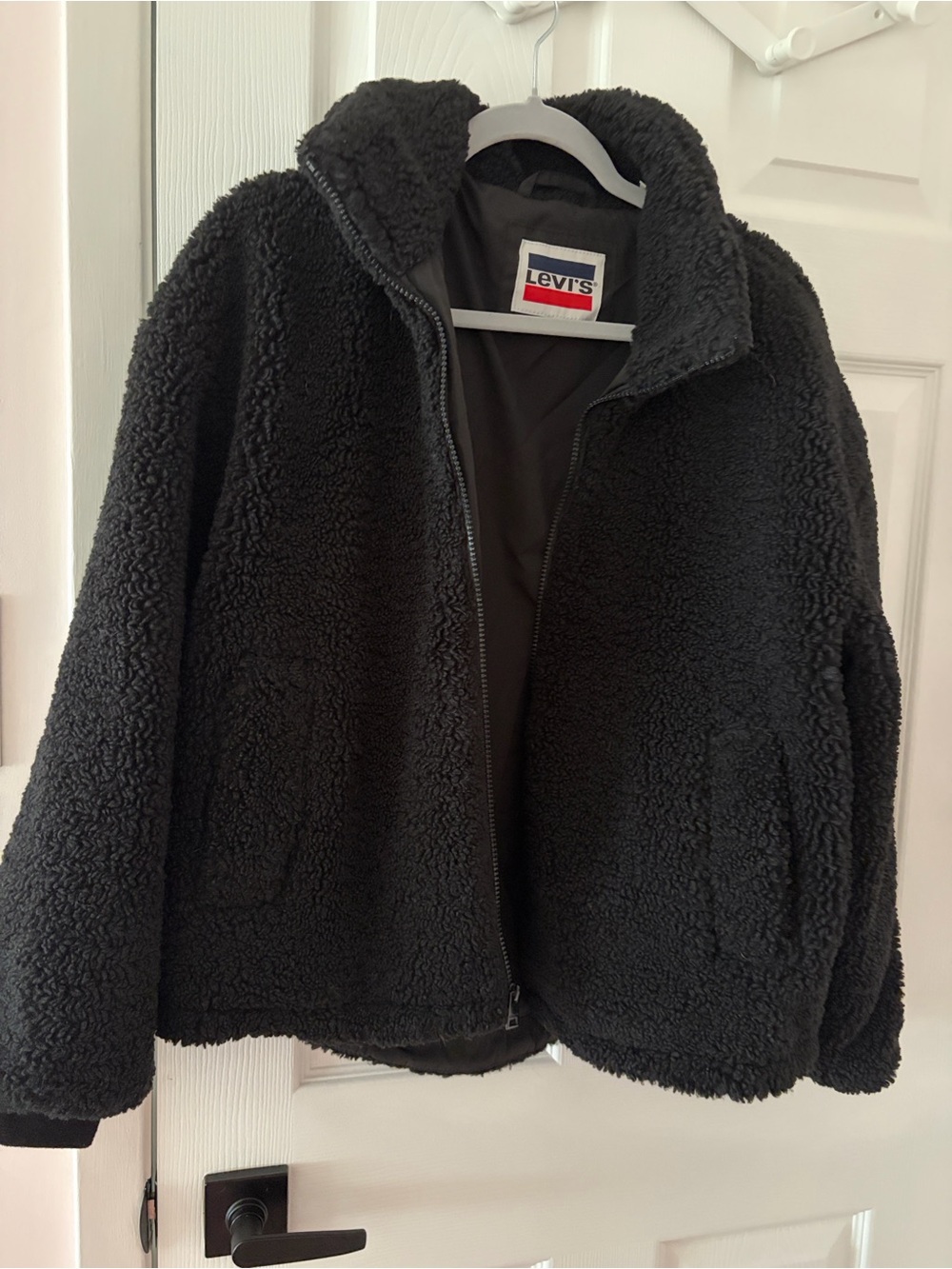 Levi's - Women’s Black Sherpa Zip Jacket